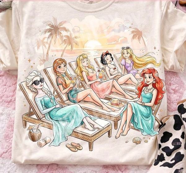 Princesses on the beach | Pre-order