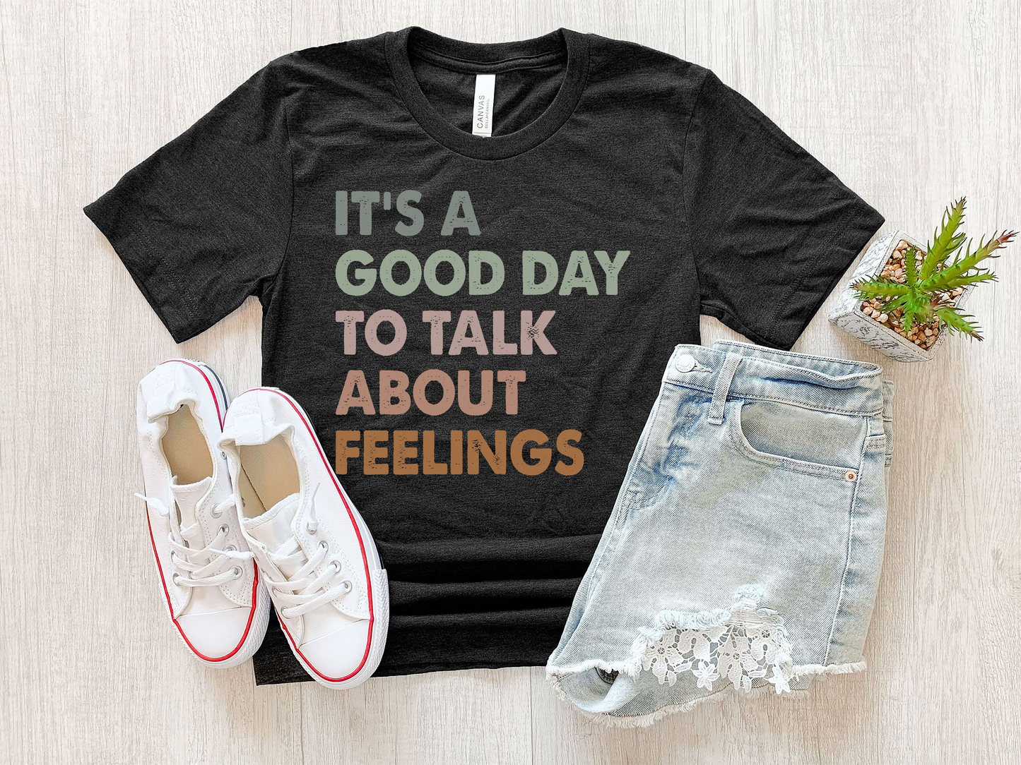 It's a good day to talk about feelings | Printed