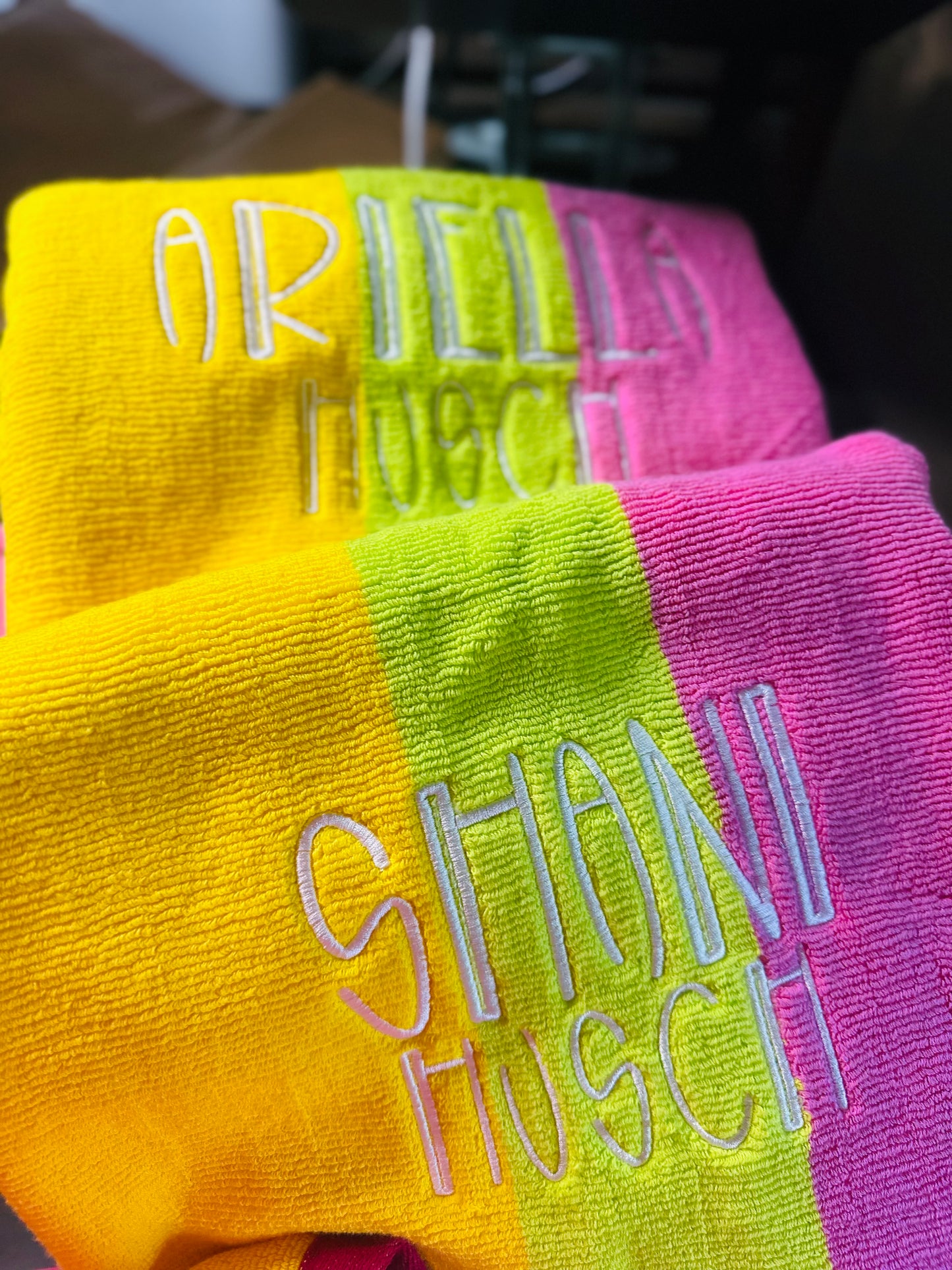 Embroidered Beach Towel