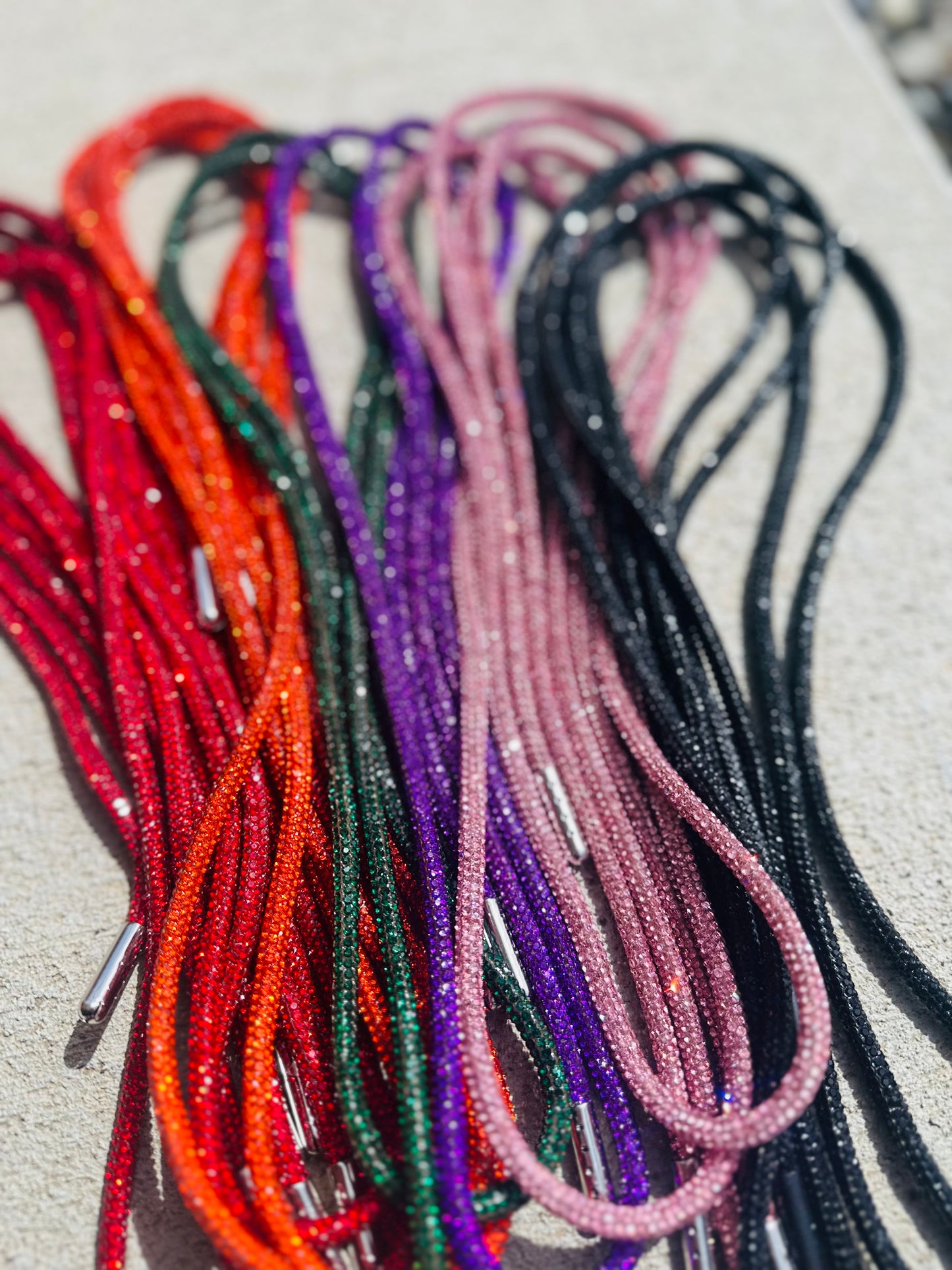Add-on Rhinestone Hoodie Strings