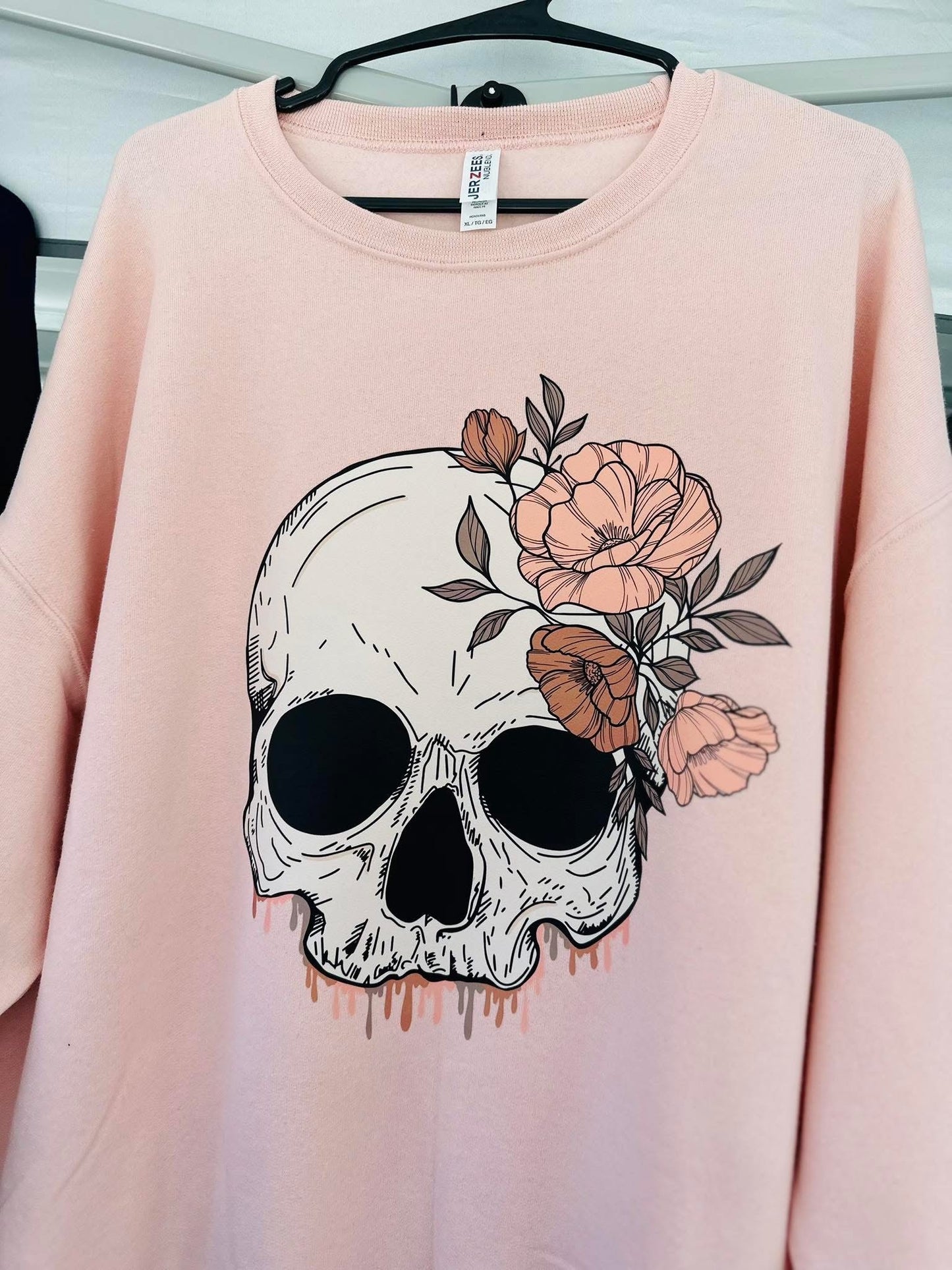 Floral Skull | Crewneck sweatshirt