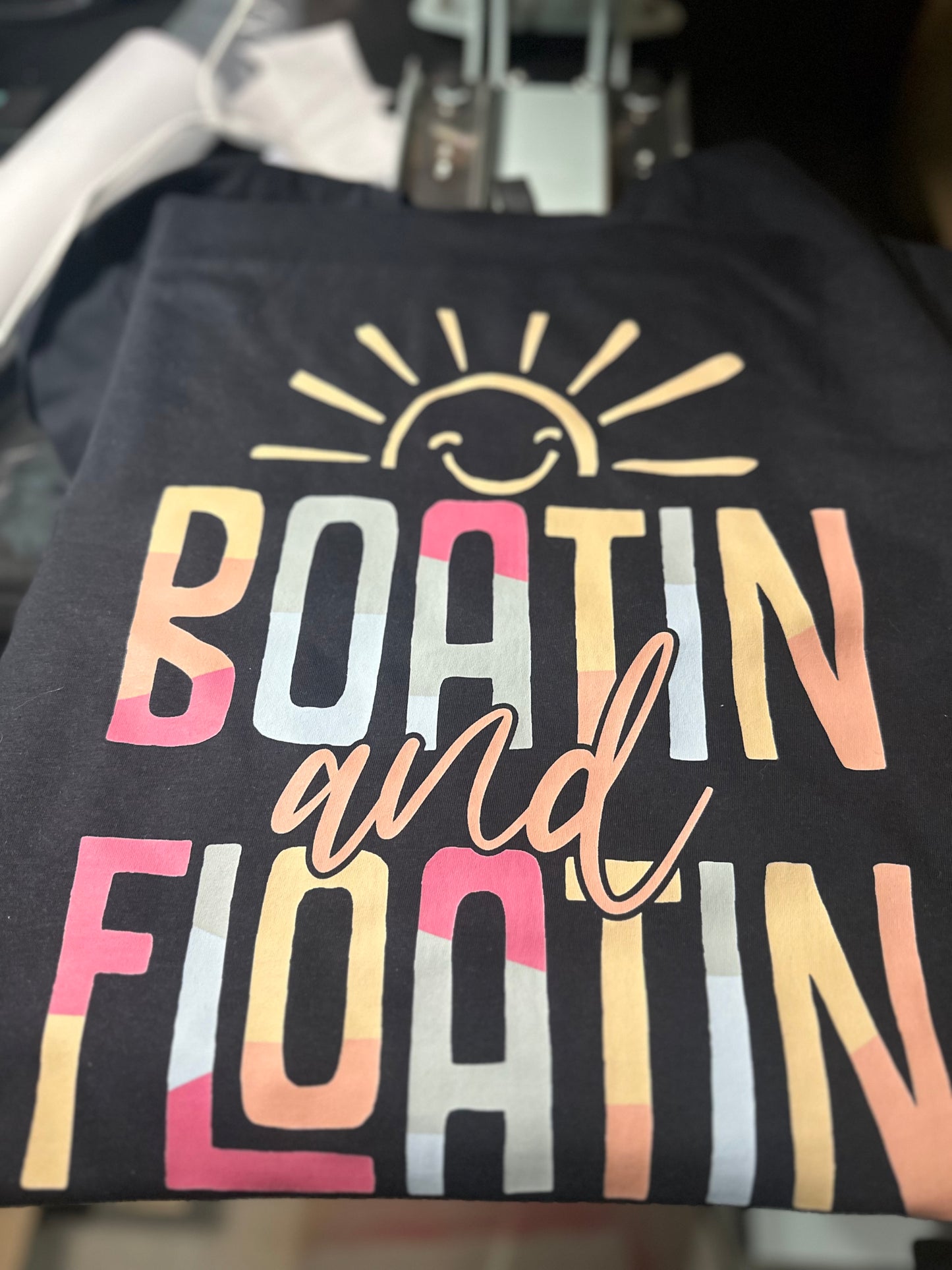 Boatin & floatin tee