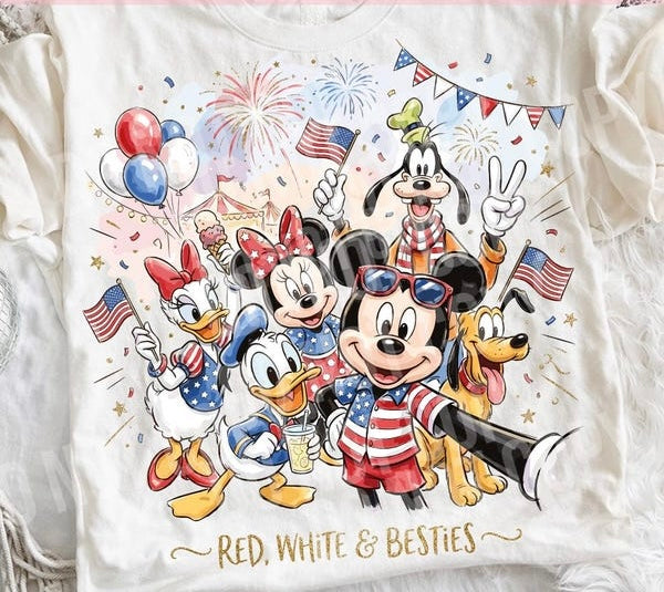 Red white & besties| Pre-order