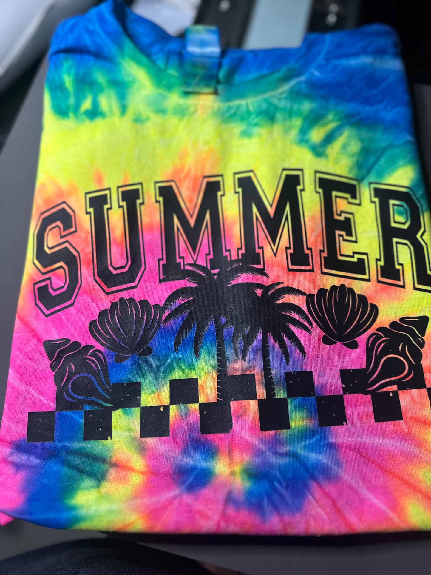 Tie dye summer tee