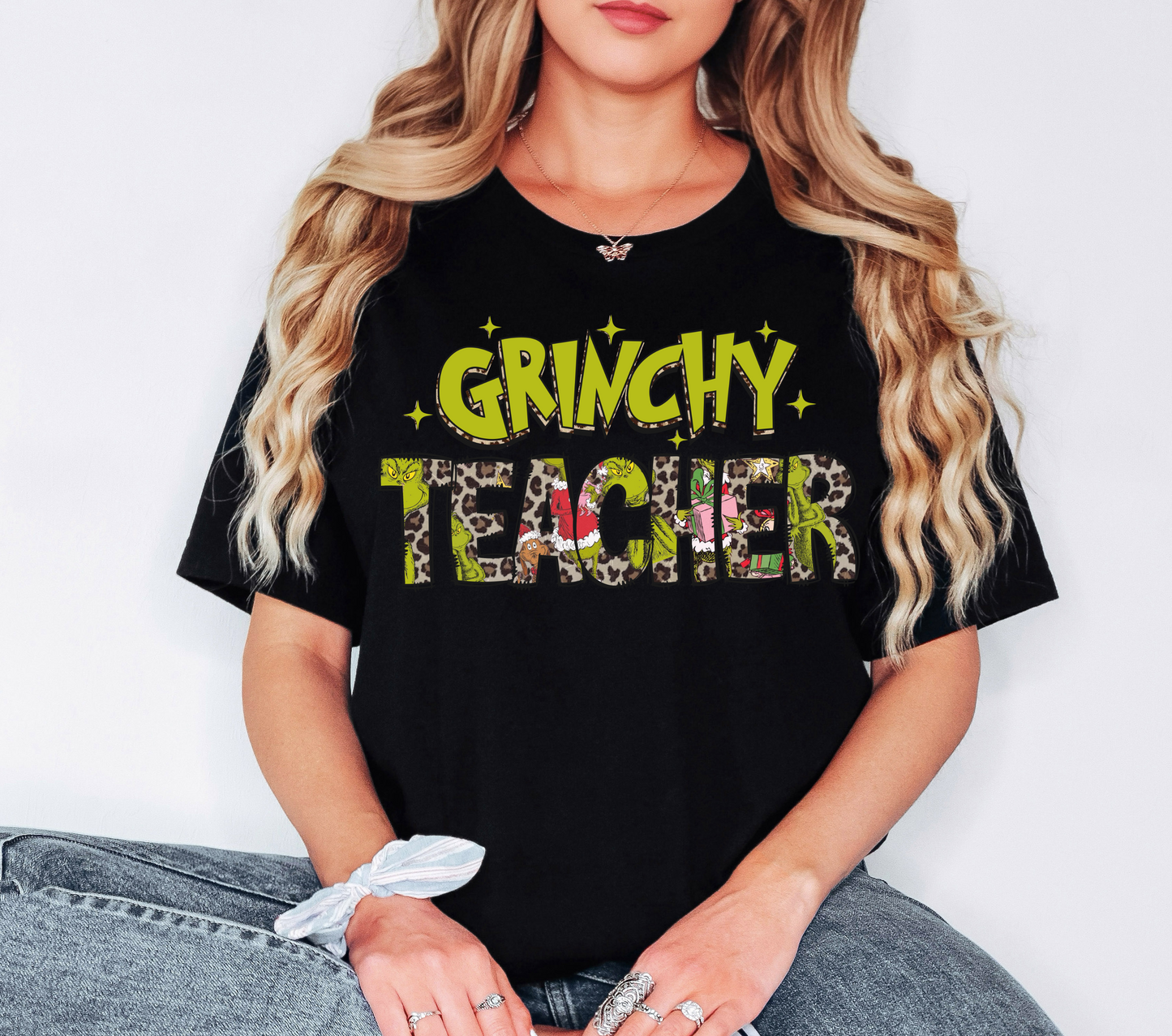 Grinchy Teacher | Printed