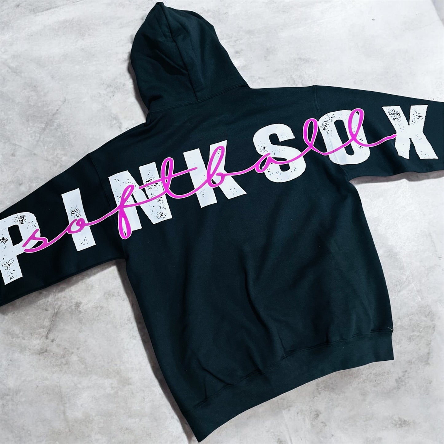 PinkSox Softball| Team Apparel | DTF Printed | Full Back