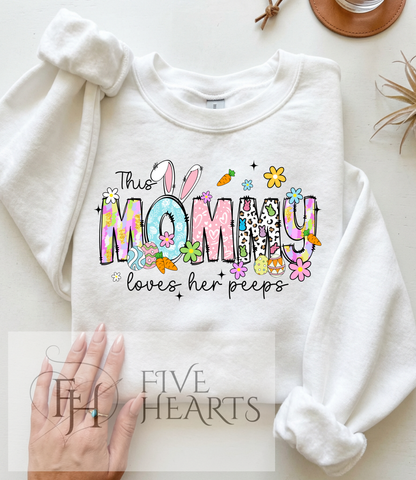 Loves Her Peeps | Easter Graphic Tee | DTF Printed