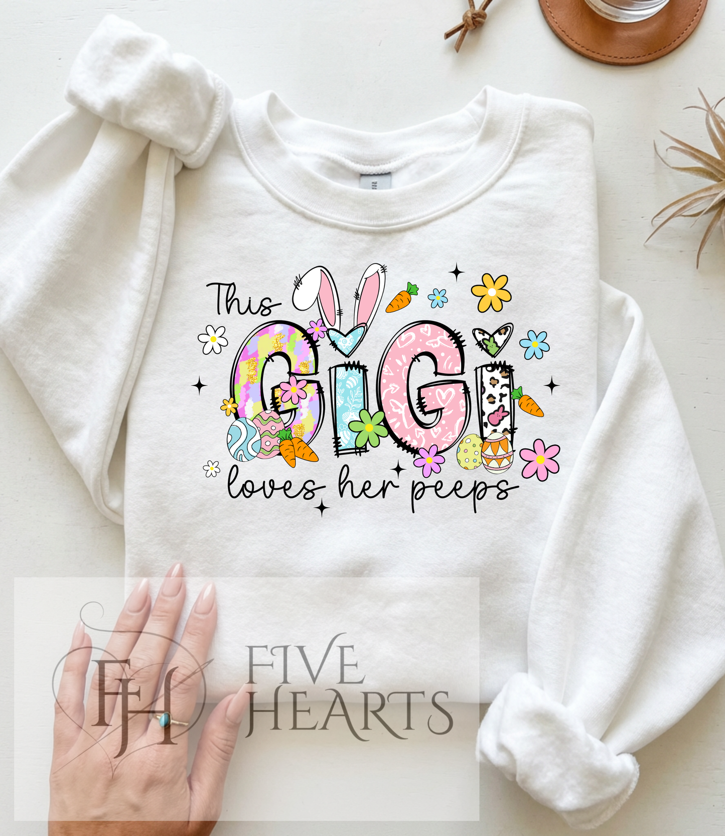 Loves Her Peeps | Easter Graphic Tee | DTF Printed