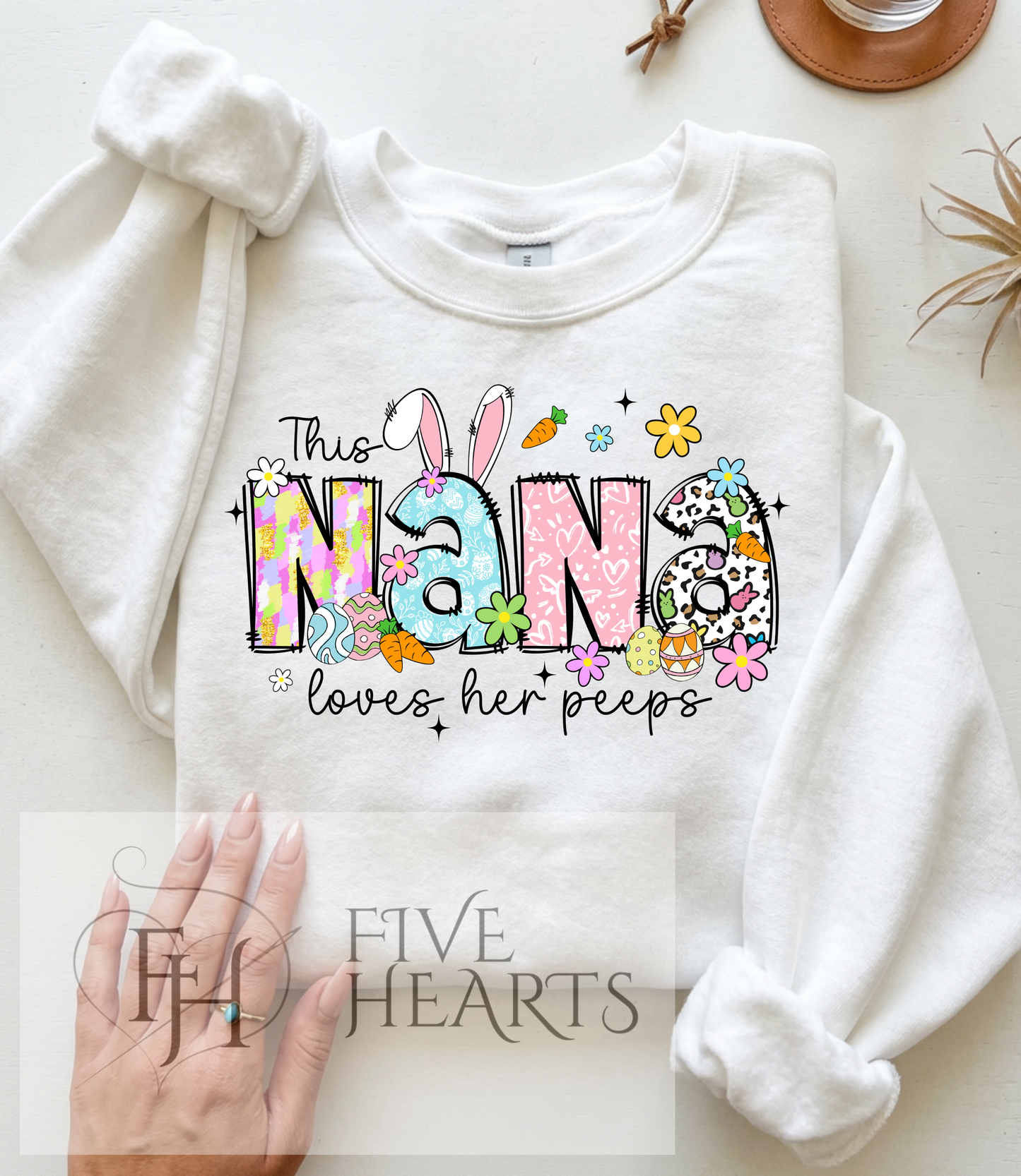 Loves Her Peeps | Easter Graphic Tee | DTF Printed
