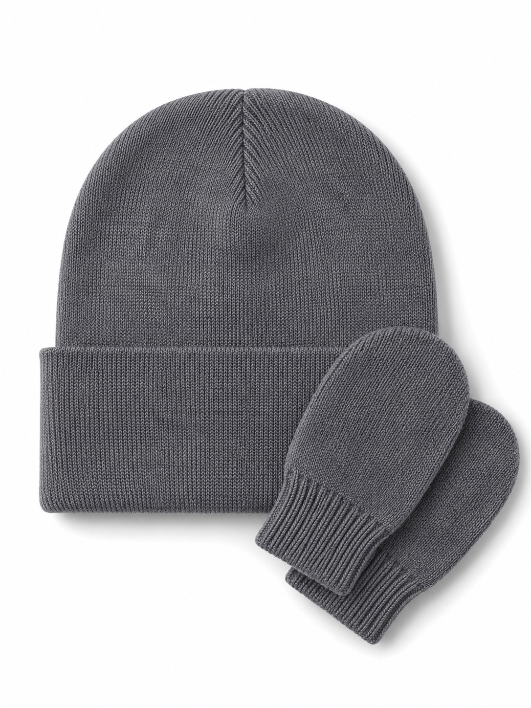 Infant beanie + mitten set