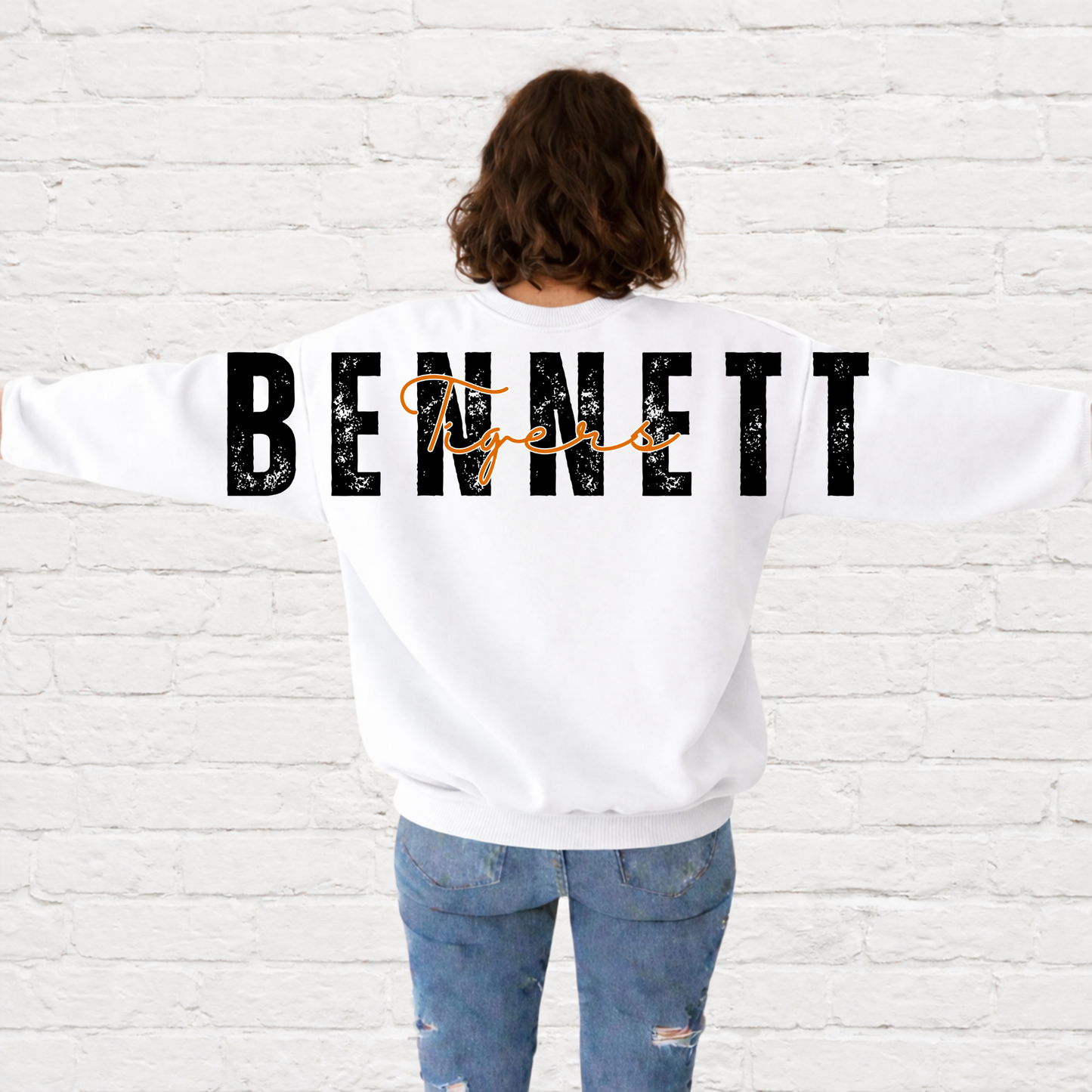 Youth Sizes | Bennett | Tigers Full Back | Team Apparel | DTF Printed