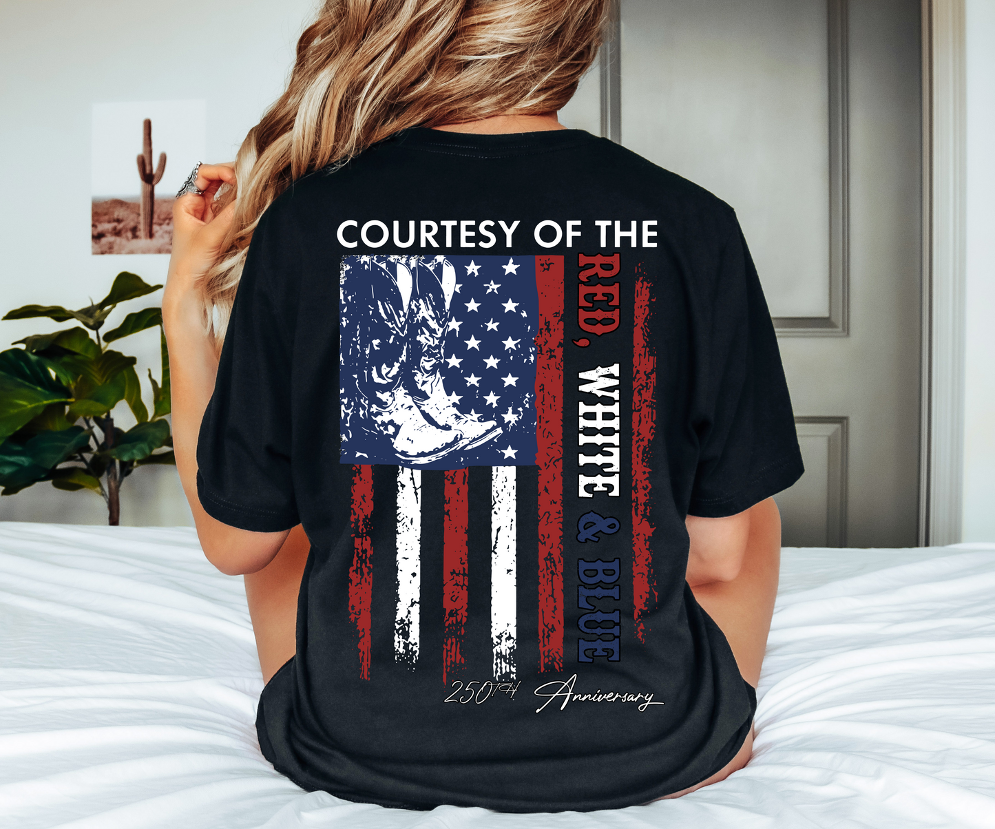 Courtesy of the red, white & blue | Printed