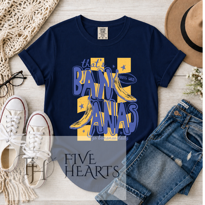 That’s Bananas Graphic Tee | Cute Banana Shirt | Trendy Boutique Tee | DTF Printed