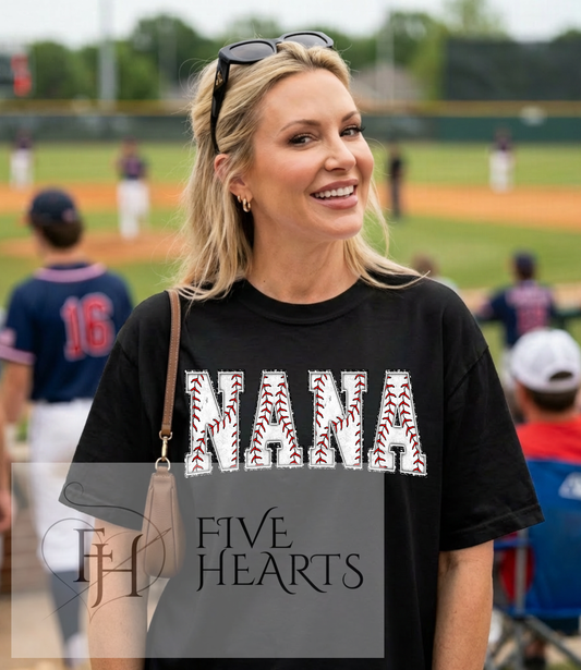 Baseball Nana | Team Apparel | DTF Printed