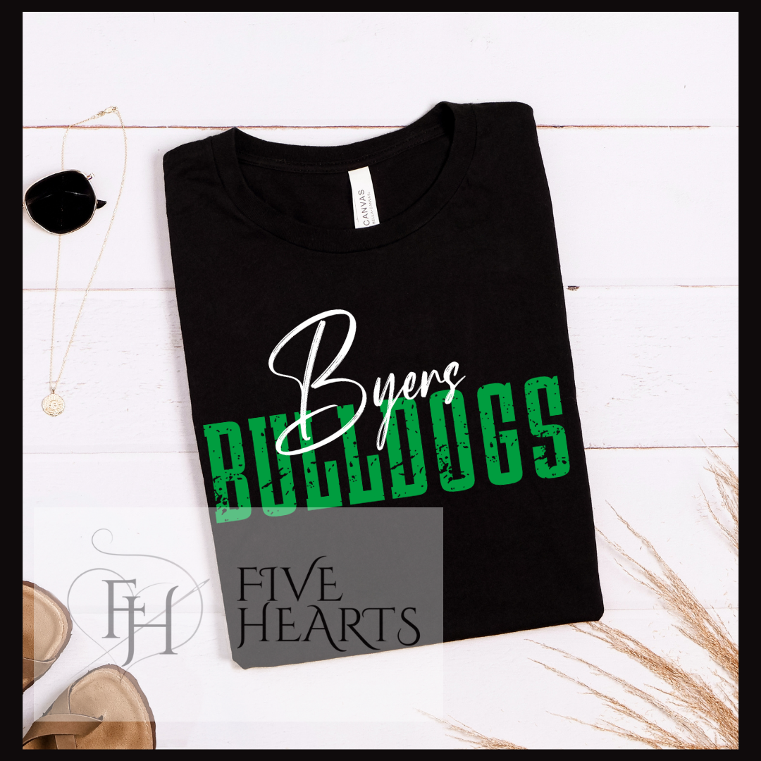 Byers Bulldogs Shirt| Spirit Wear Apparel