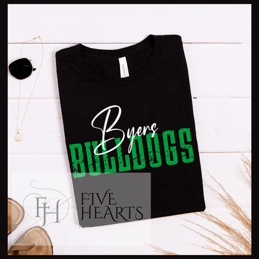 Byers Bulldogs Shirt| Spirit Wear Apparel