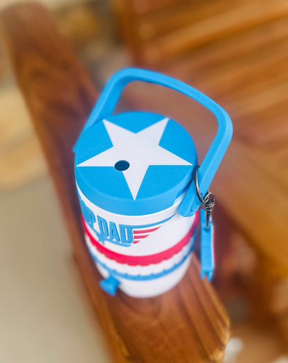 Dad 12 oz Can Cooler