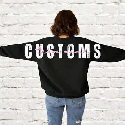 Customizable Full Back | All Sports | Team Apparel | DTF Printed