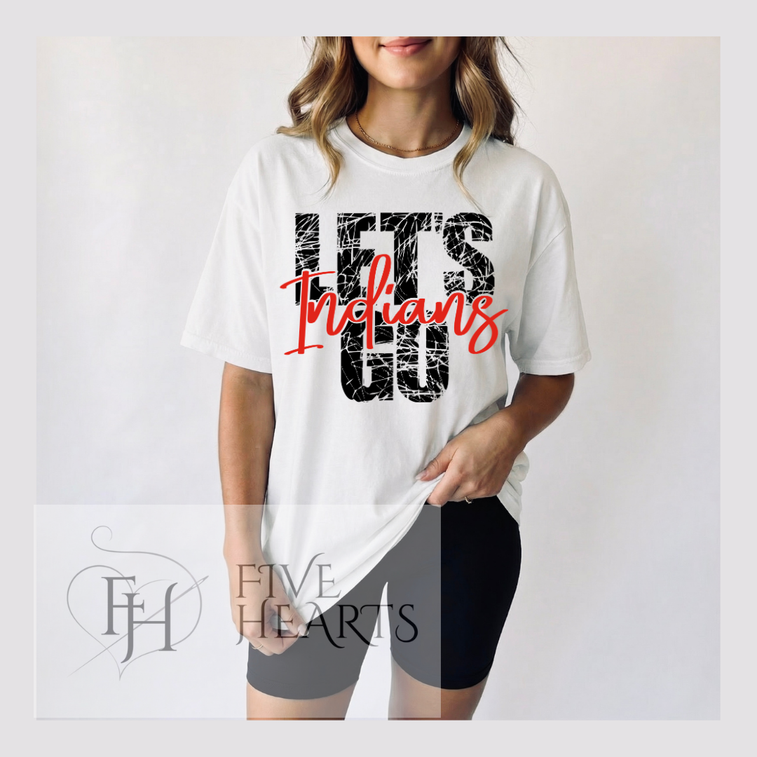 Let's Go Indians Shirt| Game Day Apparel