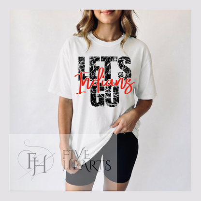 Let's Go Indians Shirt| Game Day Apparel