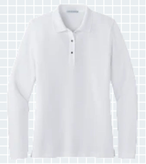 Reserved for Needham: Women's Port Authority L500LS Silk Touch™ Long Sleeve Polo