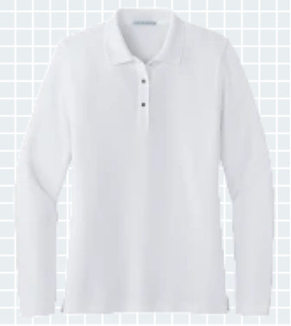 Reserved for Needham: Women's Port Authority L500LS Silk Touch™ Long Sleeve Polo