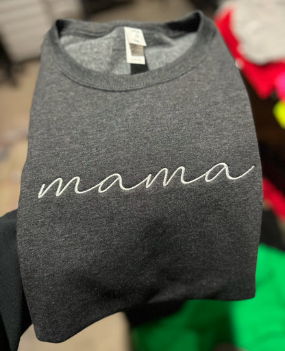 Thin line name font + sleeve | Embroidery | Custom