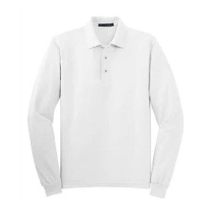 Reserved for Needham: Port Authority K500LS Silk Touch™ Long Sleeve Polo