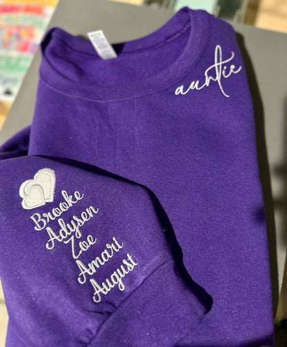 Collar Name + Sleeve | Embroidery | Custom