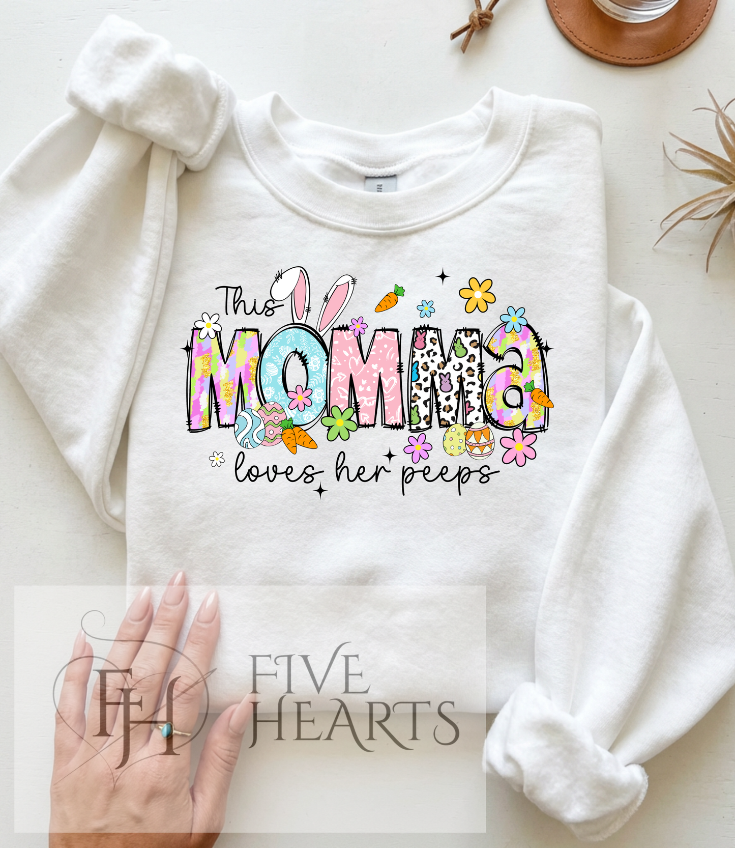 Loves Her Peeps | Easter Graphic Tee | DTF Printed