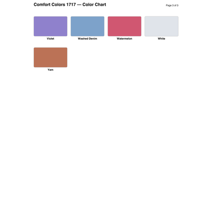 Comfort Colors Tee