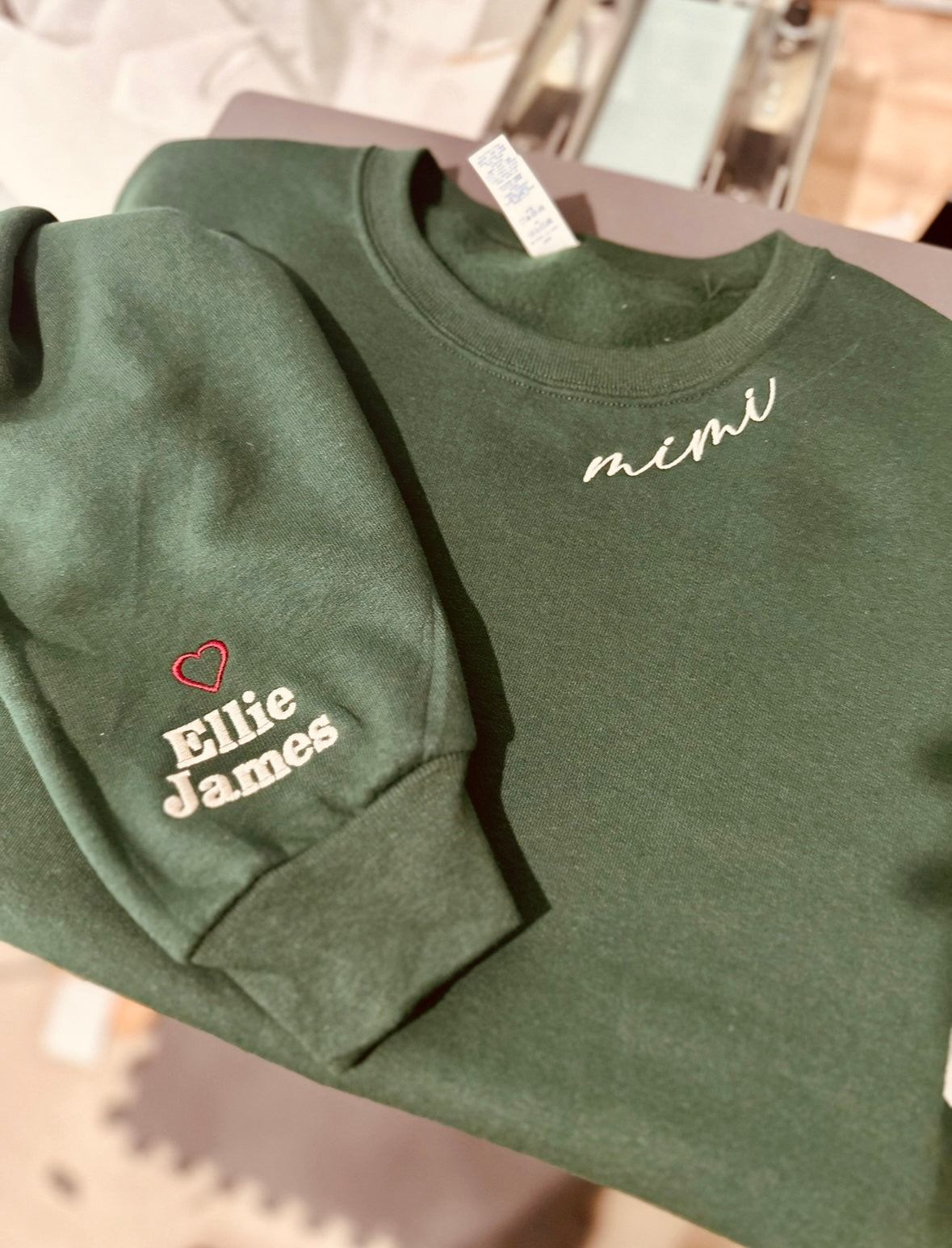 Collar Name + Sleeve | Embroidery | Custom