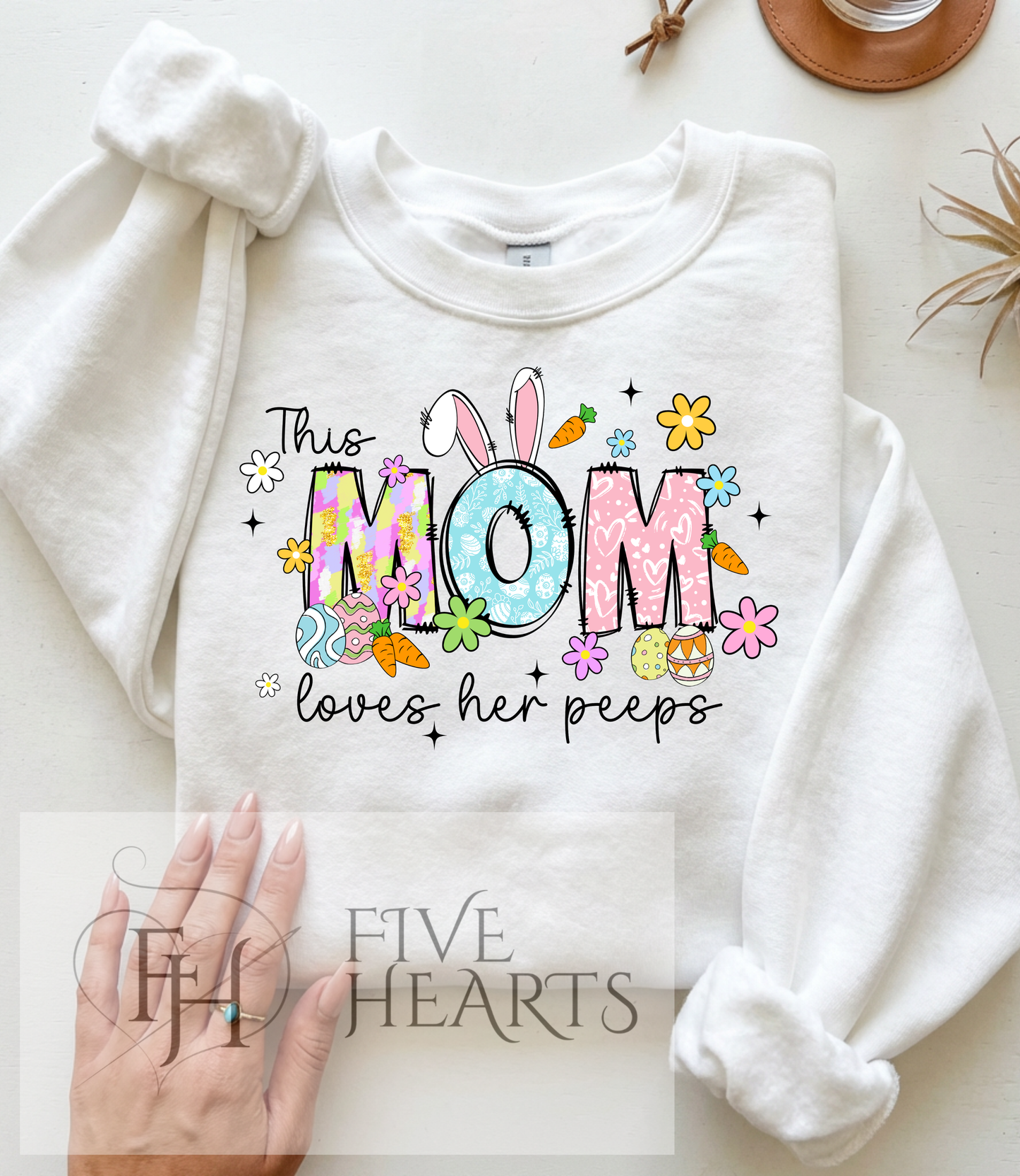 Loves Her Peeps | Easter Graphic Tee | DTF Printed