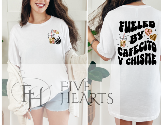 Cafecito y Chisme | Graphic Tee | DTF Printed