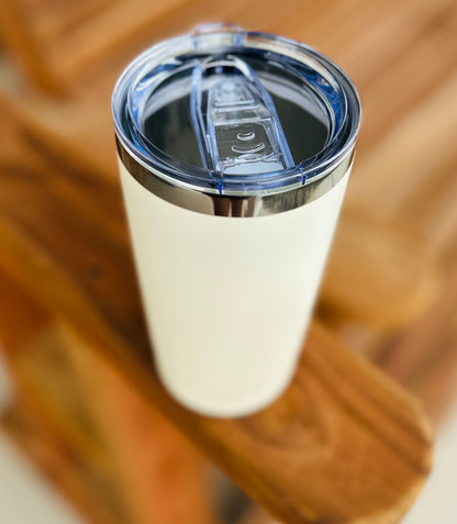 20 oz engraved cup w/lid (customize)