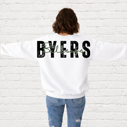 Byers | Bulldogs Full Back | Team Apparel | DTF Printed