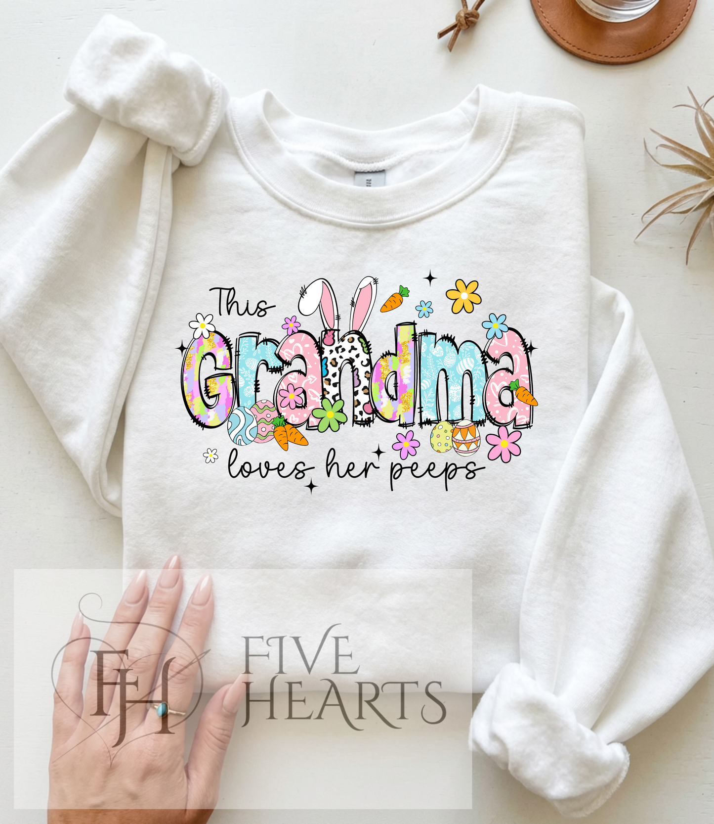 Loves Her Peeps | Easter Graphic Tee | DTF Printed