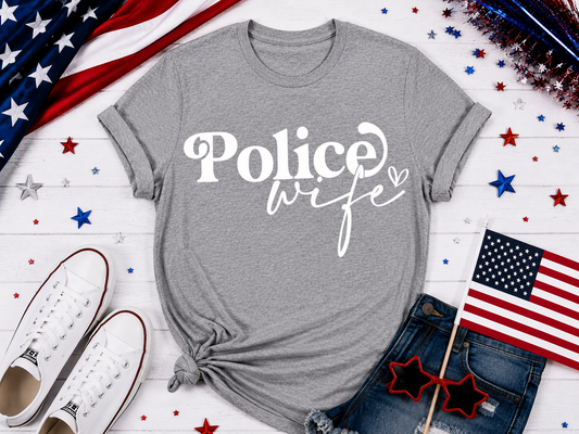 Police Wife | Print on Hand