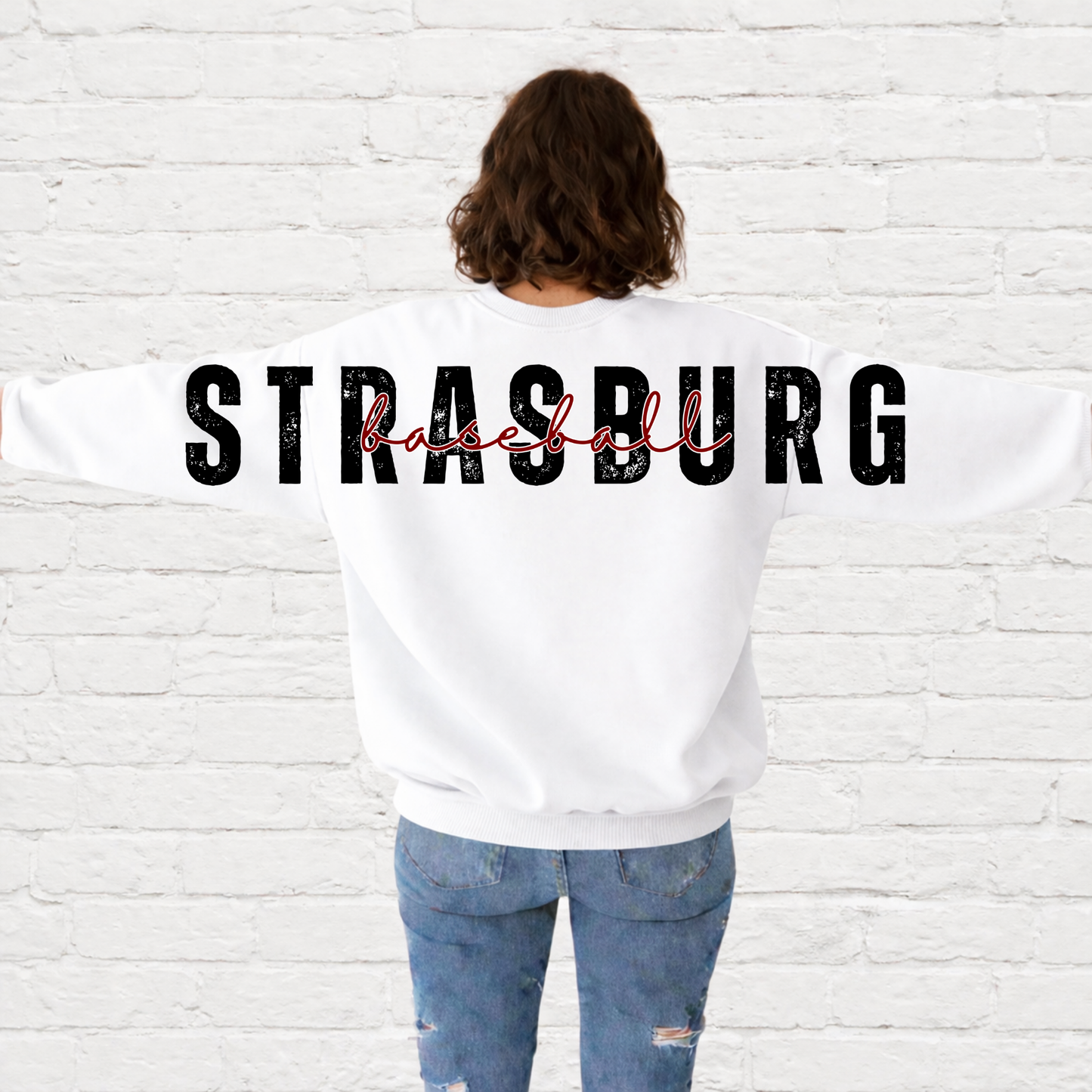 Strasburg | Indians Baseball Full Back | Team Apparel | DTF Printed