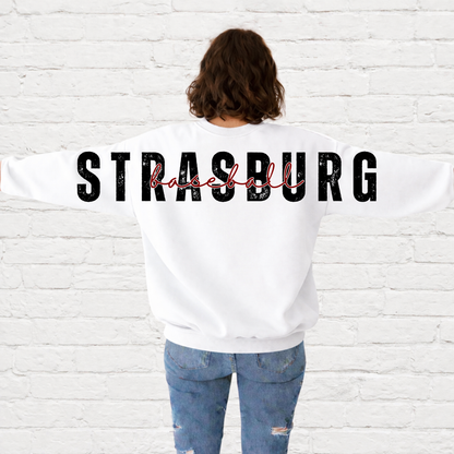 Strasburg | Indians Baseball Full Back | Team Apparel | DTF Printed