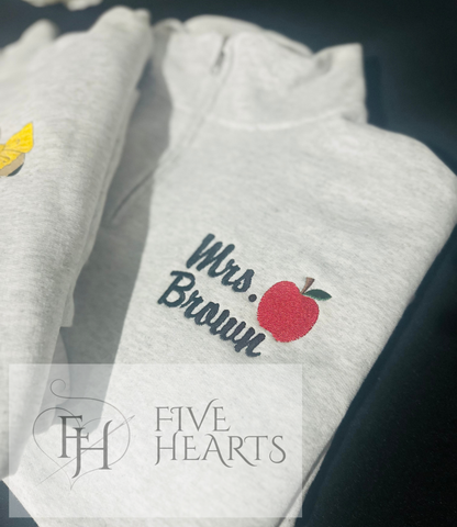 Teacher Pocket | Embroidery