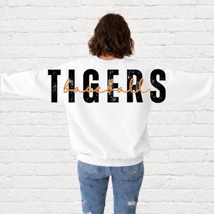 Bennett | Tigers Baseball Full Back | Team Apparel | DTF Printed
