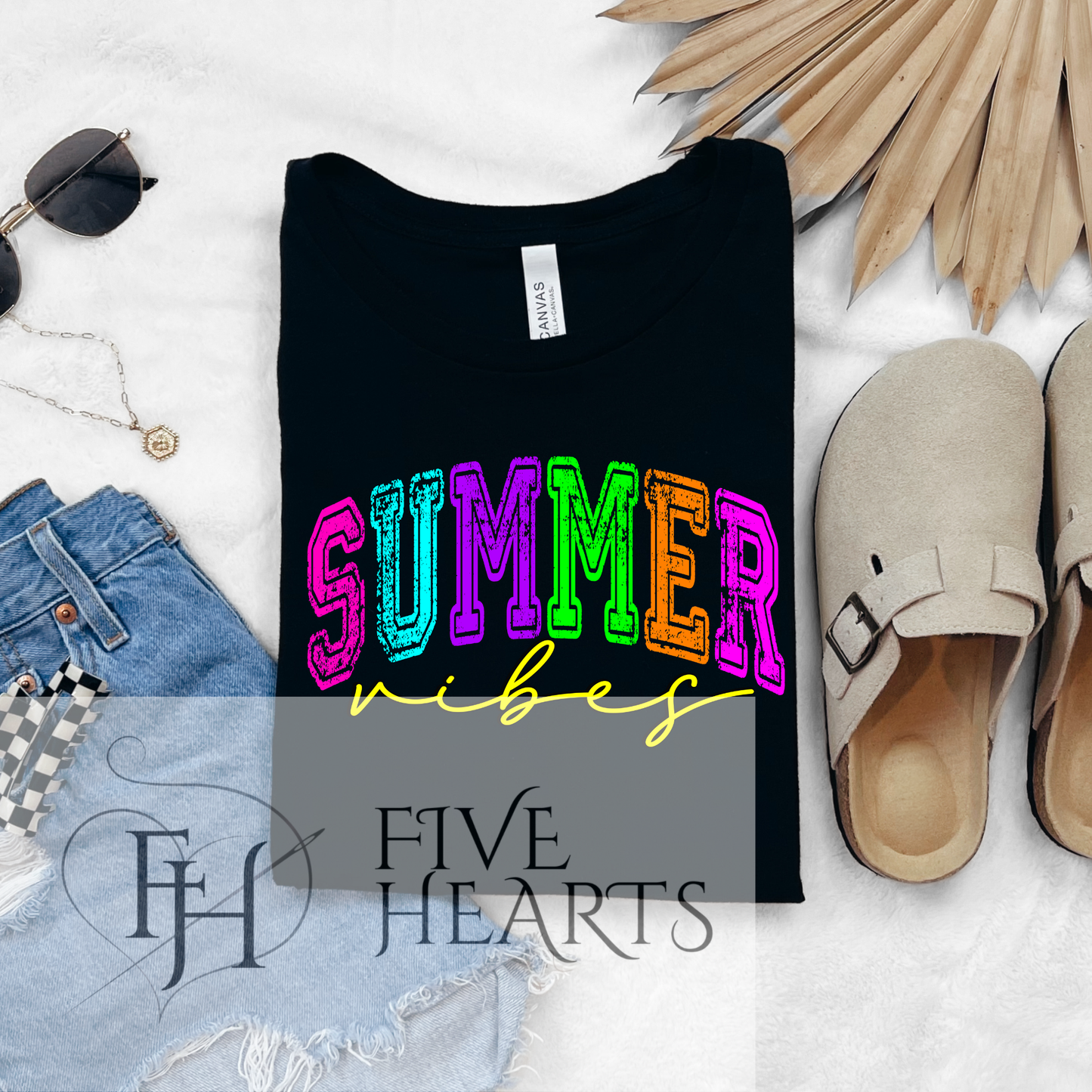 Summer Vibes | Graphic Tee | DTF Printed
