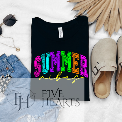 Summer Vibes | Graphic Tee | DTF Printed