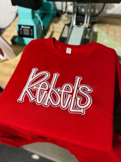 Rebels | Embroidery | Puff Embroidery