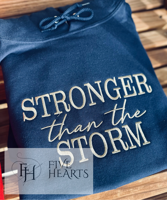 Stronger Than The Storm | Embroidery