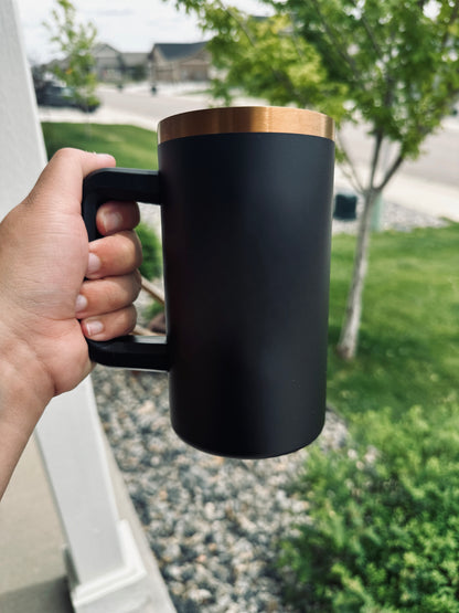 20 oz engraved cup w/lid (customize)