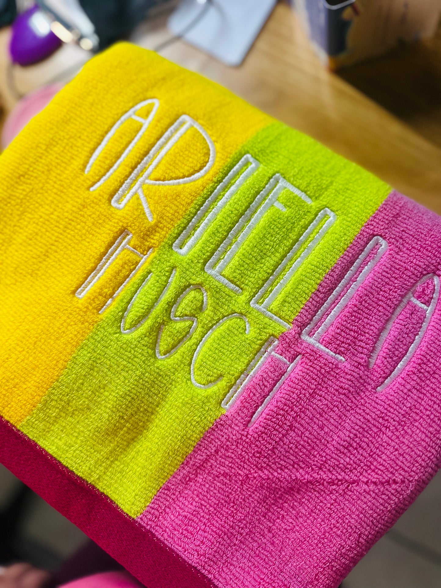 Embroidered Beach Towel