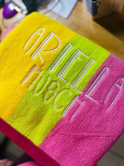 Embroidered Beach Towel