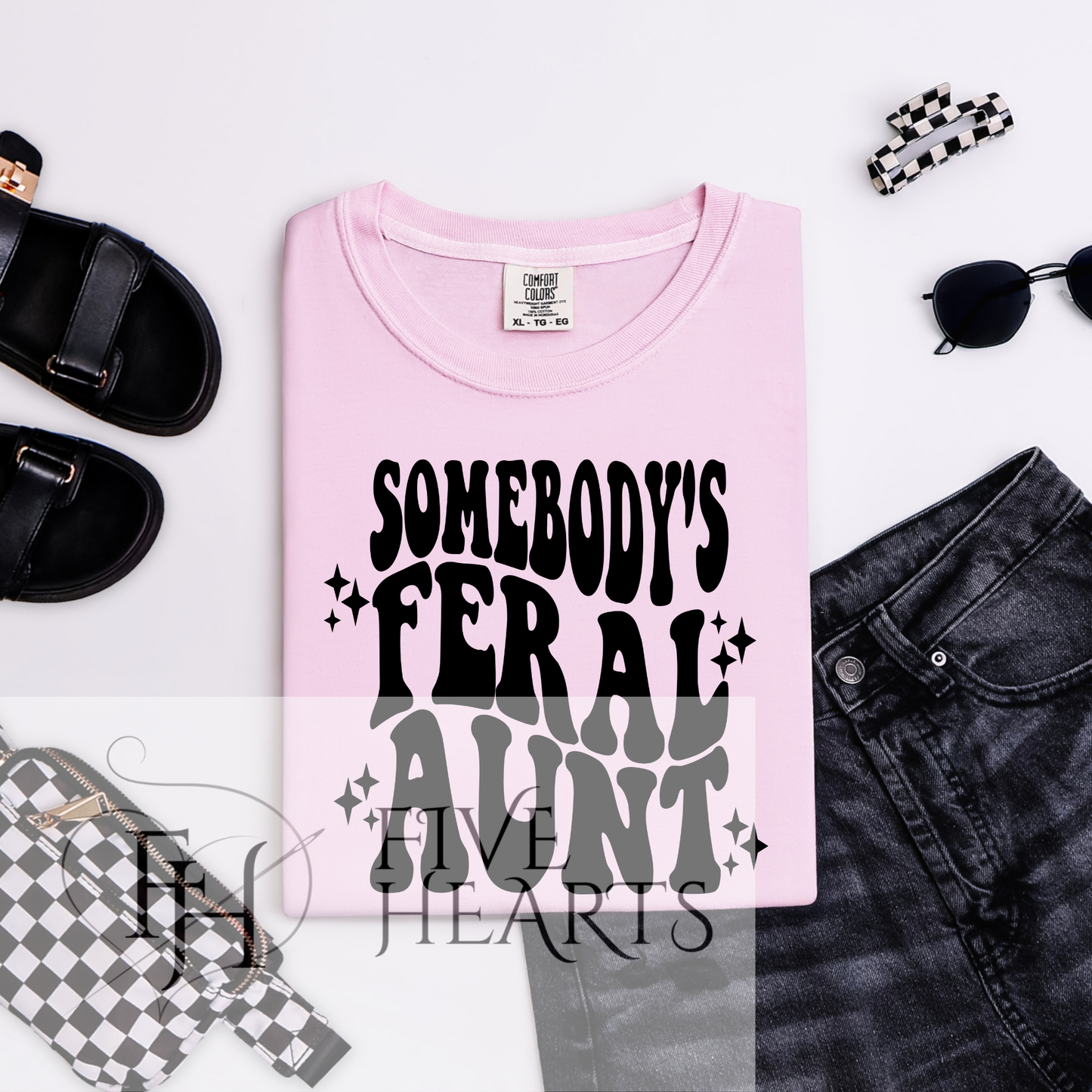 Feral Aunt | Graphic Tee | DTF Printed